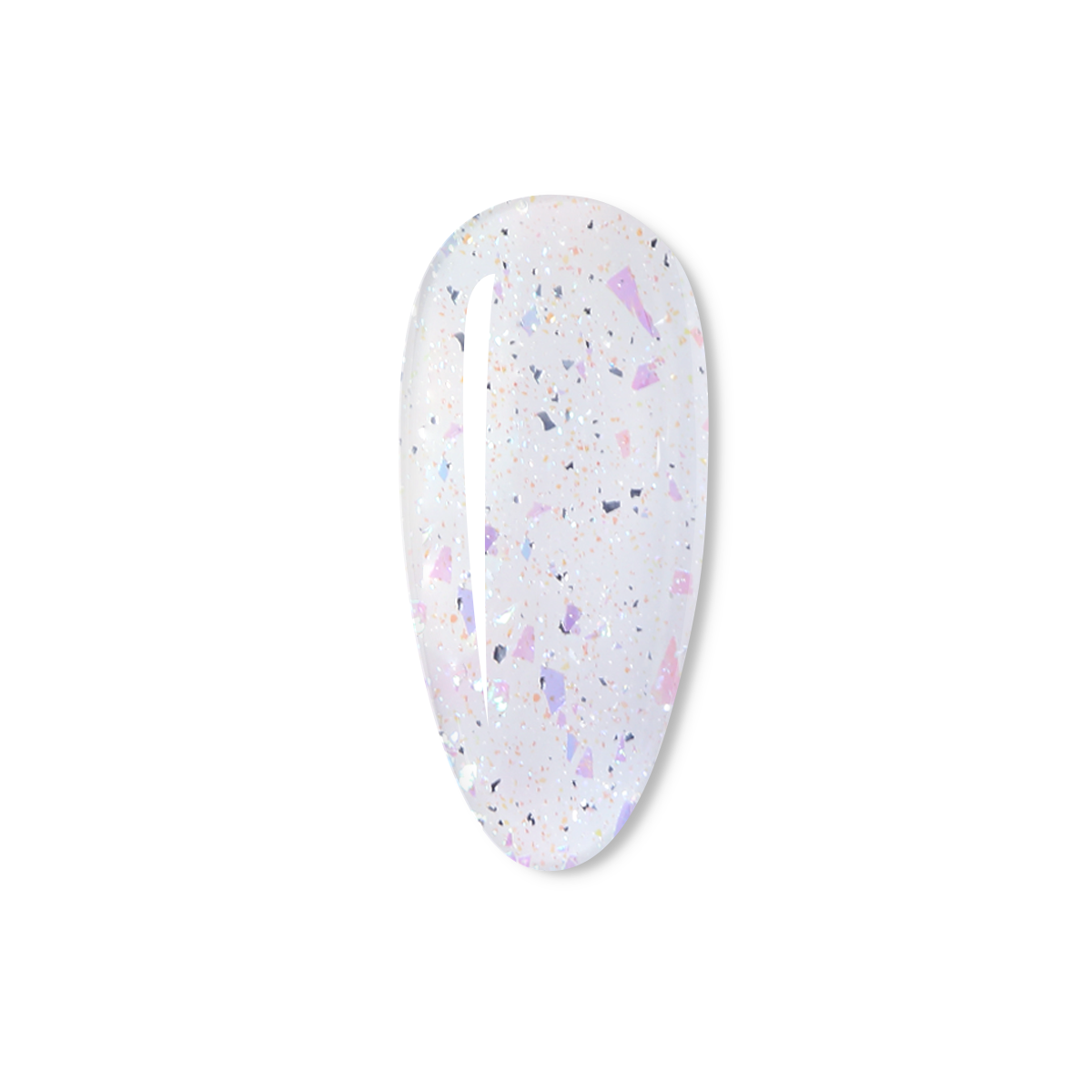 Iridescent Flake Gloss No Wipe Top Coat