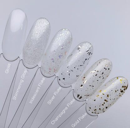 Iridescent Flake Gloss No Wipe Top Coat