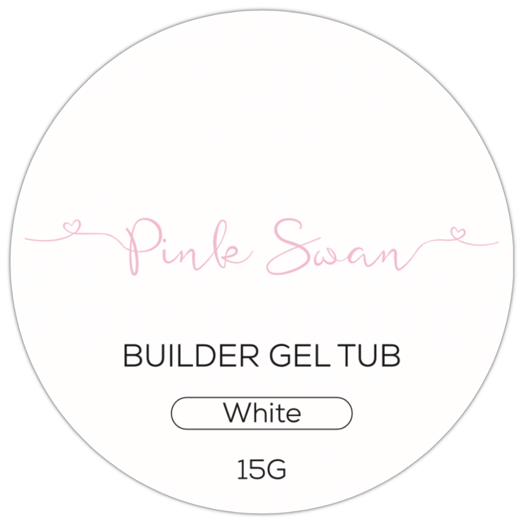 White Builder Gel Tub (Hard Gel)