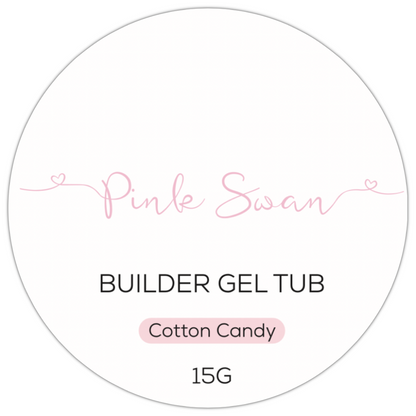 Cotton Candy Builder Gel Tub (Hard Gel)